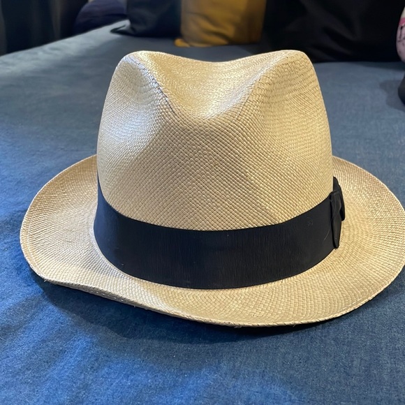 Rushmore Palm Leaf Straw Fedora Hat 